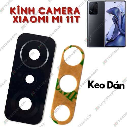 Mặt kính camera xiaomi mi 11t có sẵn keo dán