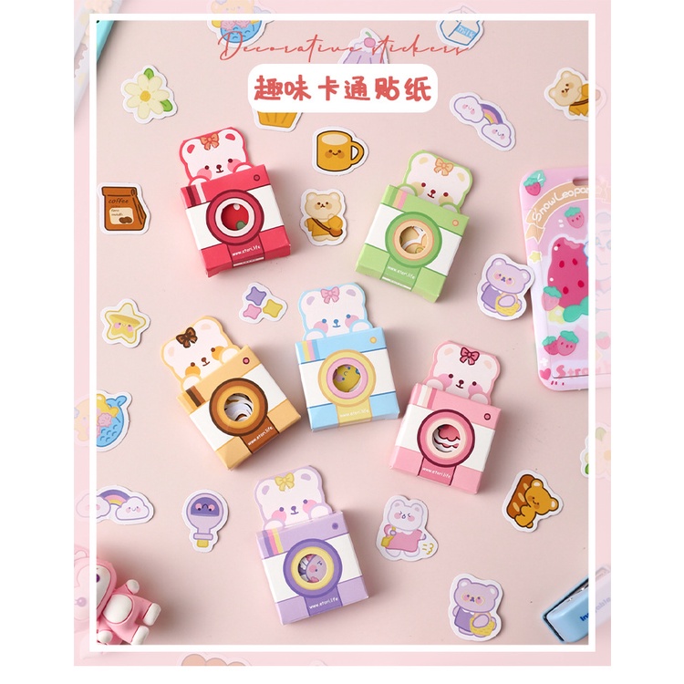 Set lẻ 20 tấm sticker dán ngẫu nhiên