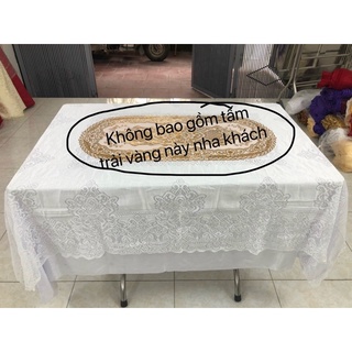 Khăn trải bàn ren nhiều màu
