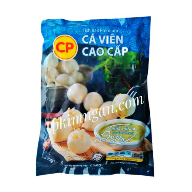 [Mã 77FMCGSALE1 giảm 10% đơn 250K] Cá viên cao cấp CP 500g( chỉ ship TPHCM)