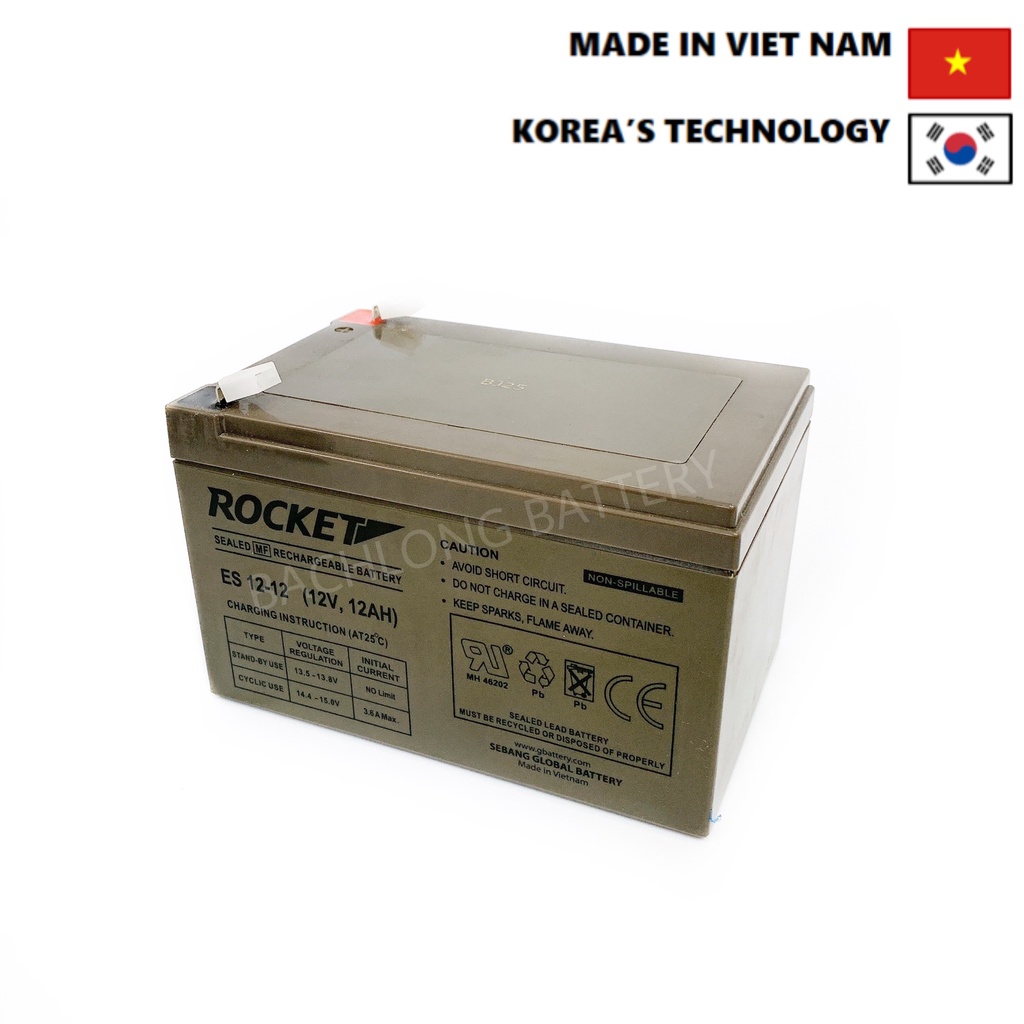 Bình Ắc Quy Lưu Điện ES 12-12 (12V - 12Ah)