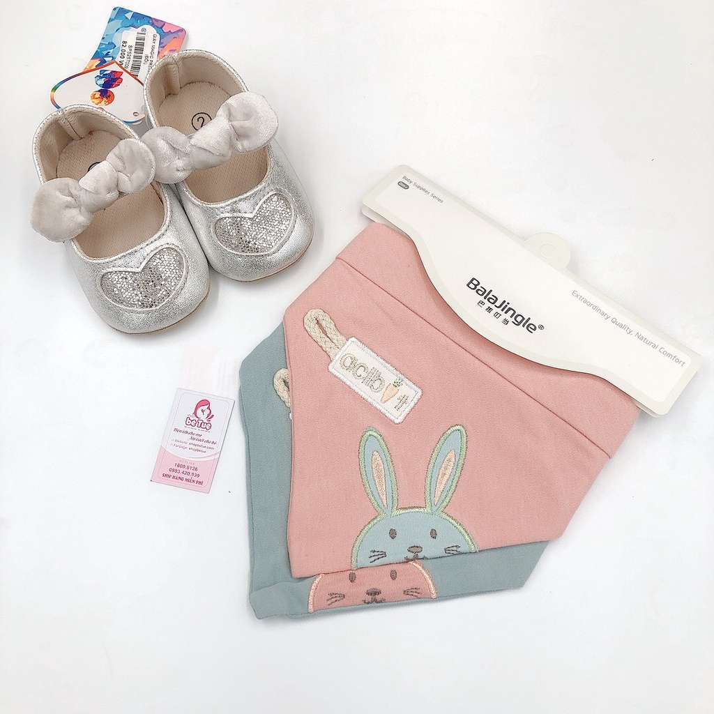 Yếm tam giác cotton cho bé Balalinale