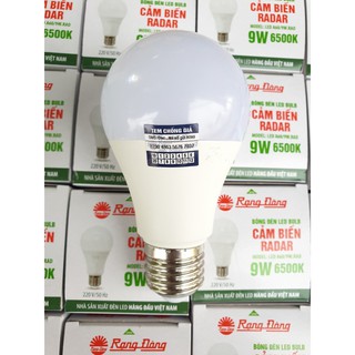 Bóng đèn led bulb cảm biến chuyển động ánh sáng A60.RAD/9W-6500K