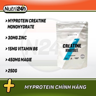Creatine Myprotein Chuyển Hóa Năng Lượng Tăng Cơ Tăng Sức Mạnh Myprotein Creatine Monohydrate 250g