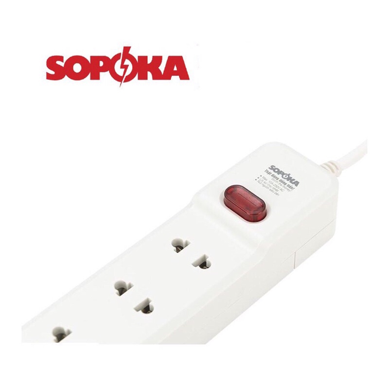 Ổ CẮM KHÔNG DÂY SIÊU CHỊU TẢI 2200W SOPOKA 3M-0 và 4M-0