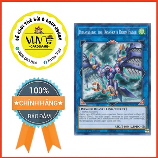 Thẻ bài yugioh hraesvelgr, the desperate doom eagle