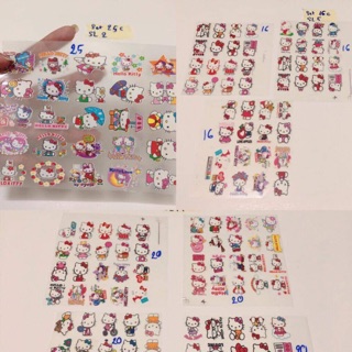 Set hình ủi, sticker ủi, patch ủi kitty (Phụ liệu may vá trang trí quần áo may mặc, Handmade, DIY)