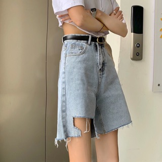 ☀️Quần Jeans Ngố Rách Ulzzang