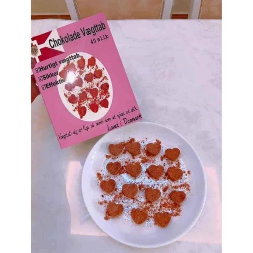 (MẪU MỚI FULL HỒNG Date 2022) Kẹo Socola Giảm Cân Đan Mạch [LOẠI MẠNH ] | BigBuy360 - bigbuy360.vn