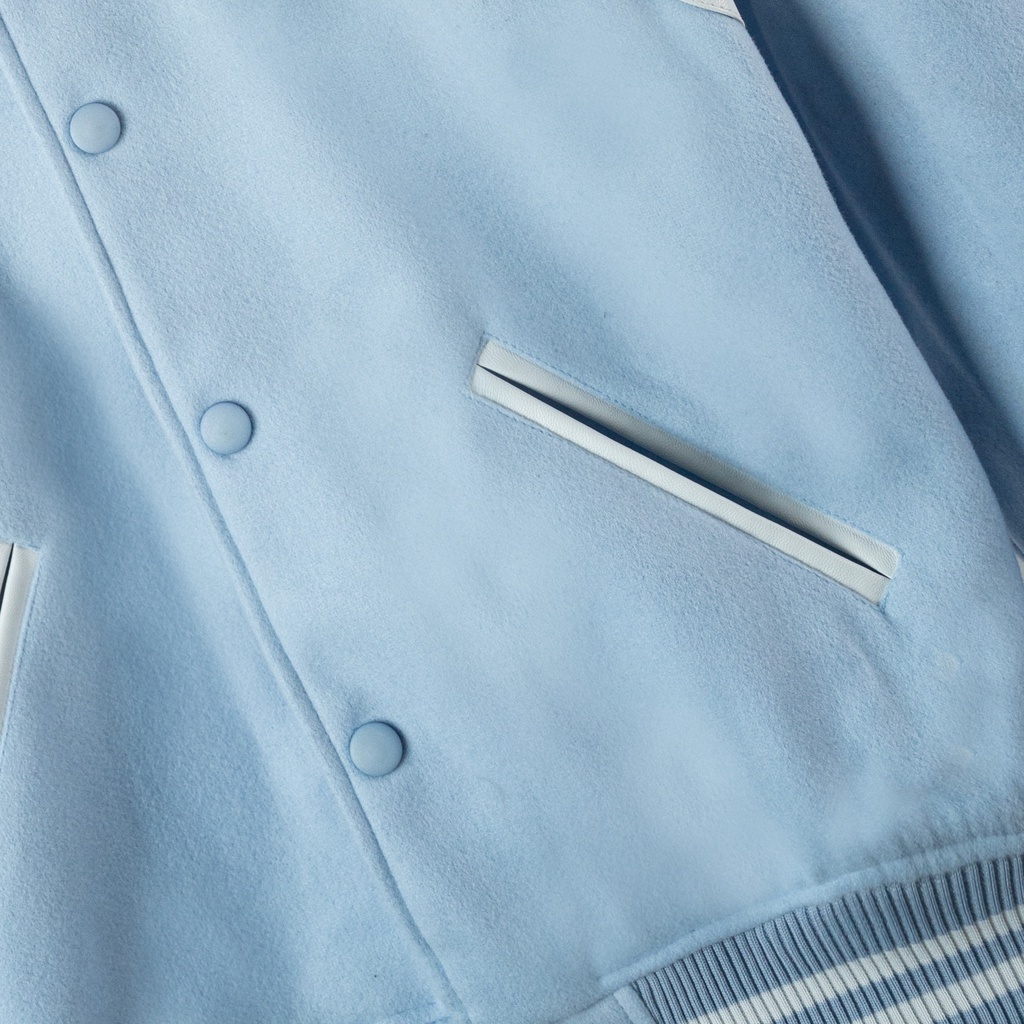 Áo Bomber Varsity SLP Saint La*urent Teddy YSL Sơn Tùng MTP Hot Trend Full Màu