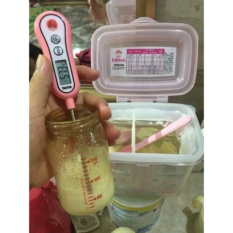 Nhiệt kế đo độ nước pha sữa,nước tắm,thực phẩm TANITA cho bé