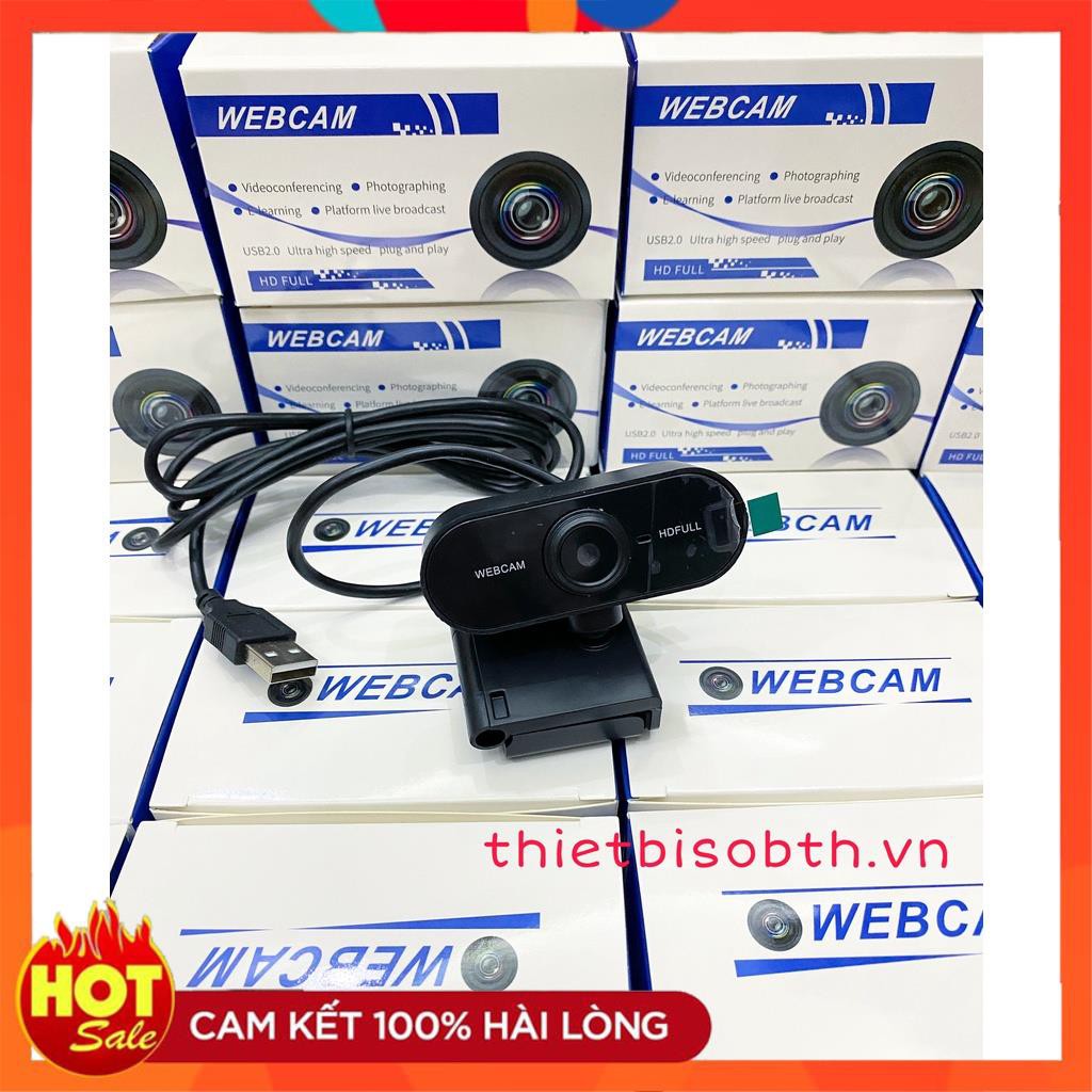 [Hàng Xịn] WEBCAM CÓ MÍC 1080P SẮC NÉT - TÍCH HỢP MIC THU RÕ RÀNG cho việc livestream học tập giảng bài...