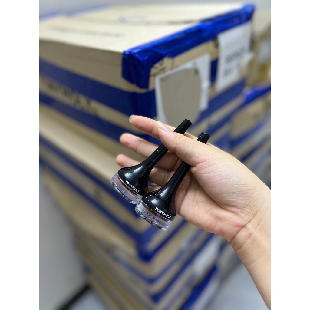 Gel Kẻ Mắt TONYMOLY Chống Lem, Trôi Back Gel Eyeliner 4g huyên dùng cho makeup kẻ mắt TRANCI