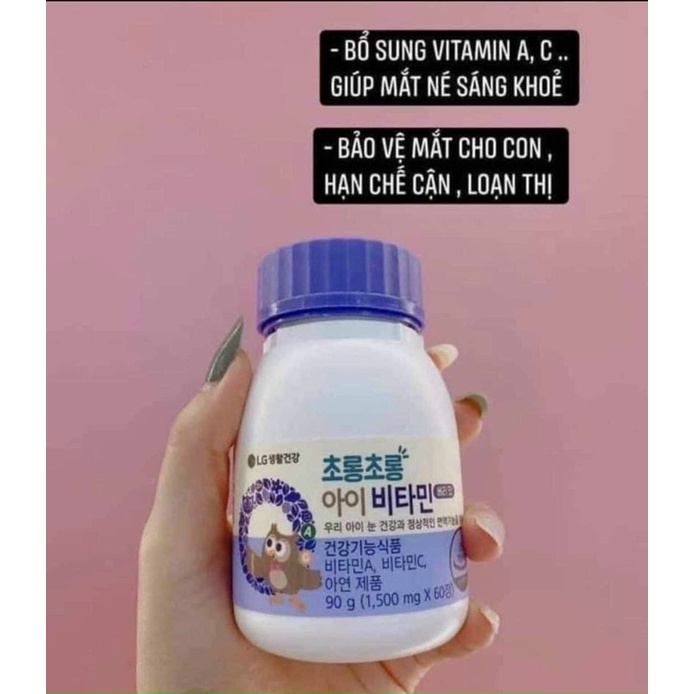 [SỈ TẬN GỐC] Viên Uống Bổ Mắt Trẻ Em Hàn Quốc, Hộp 60viên