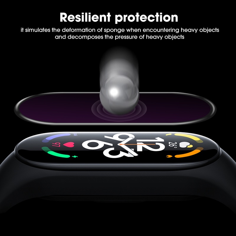 Miếng Dán Bảo Vệ Màn Hình Viền Cong Cho Xiaomi Mi Band 7 Xiaomi MiBand 7