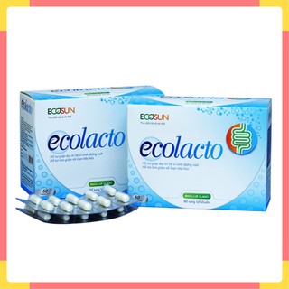 Combo 2 hộp viên uống men vi sinh Ecolacto – Duy trì hệ vi sinh đường ruột, giảm rối loạn tiêu hóa (Hộp 50 viên)