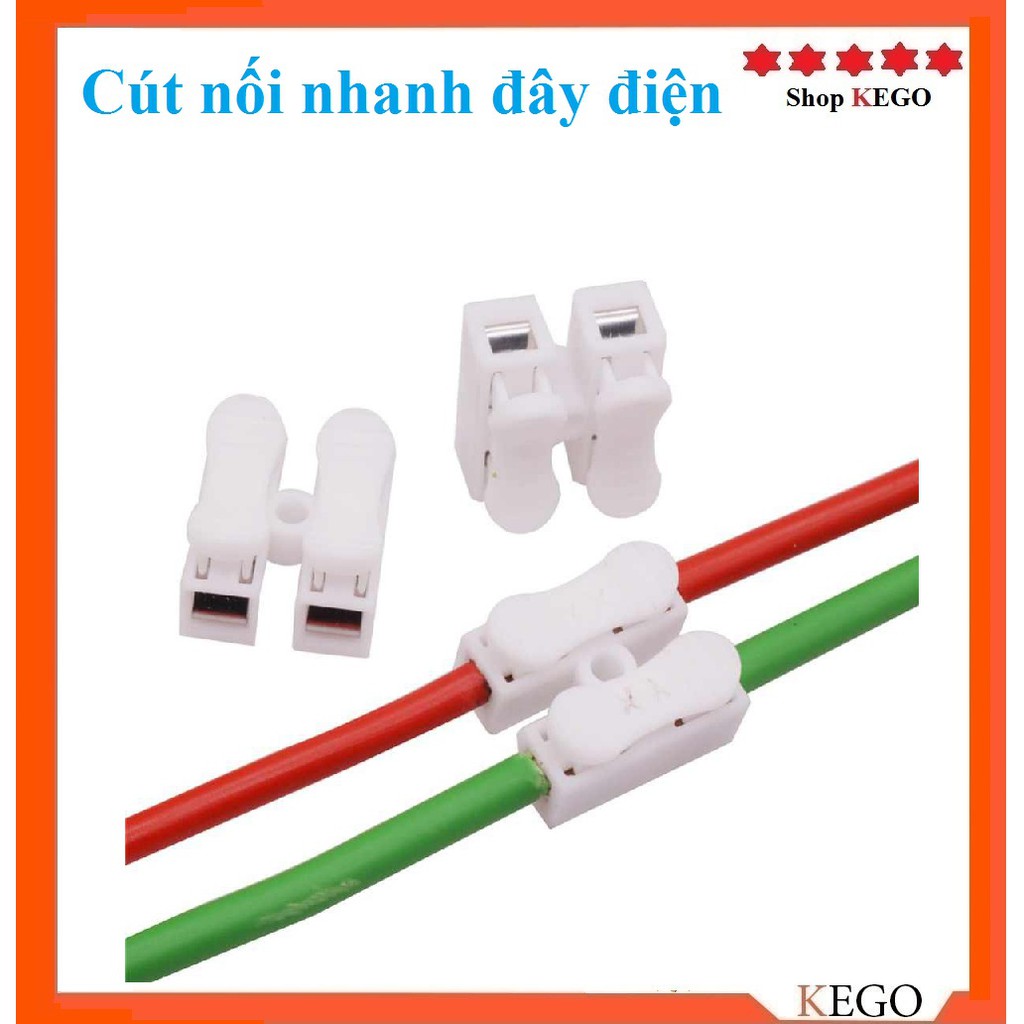 [Mã LIFE1511A giảm 10% đơn 50K] [COMBO 30 chiếc] Cút nối dây điện, cầu nối nhanh dây điện CH2