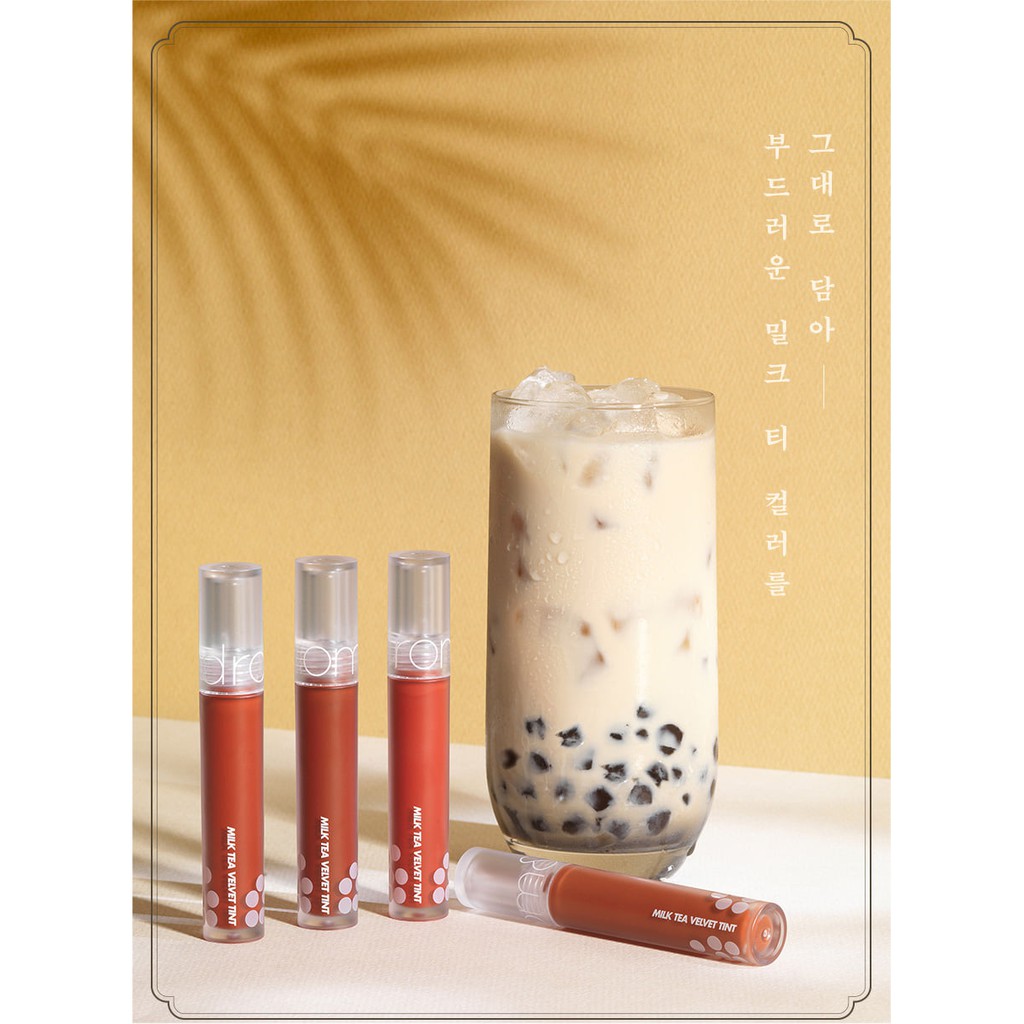 Son Kem Lì, Mịn Mượt Romand Milk Tea Velvet Tint 4.4g-[COCOLUX] | BigBuy360 - bigbuy360.vn