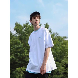 Áo thun - áo thun foc họa tiết anh đào tay lỡ - thời trang unisex anan - at03