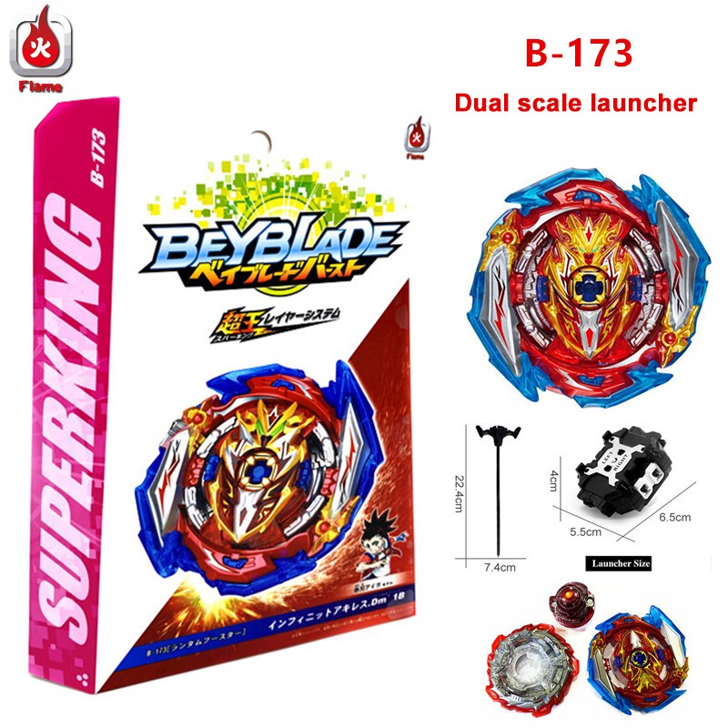 Con Quay Đồ Chơi Beyblade Burst B-173 Infinite Achilles Dm '1B B-173 1b Kèm Phụ Kiện