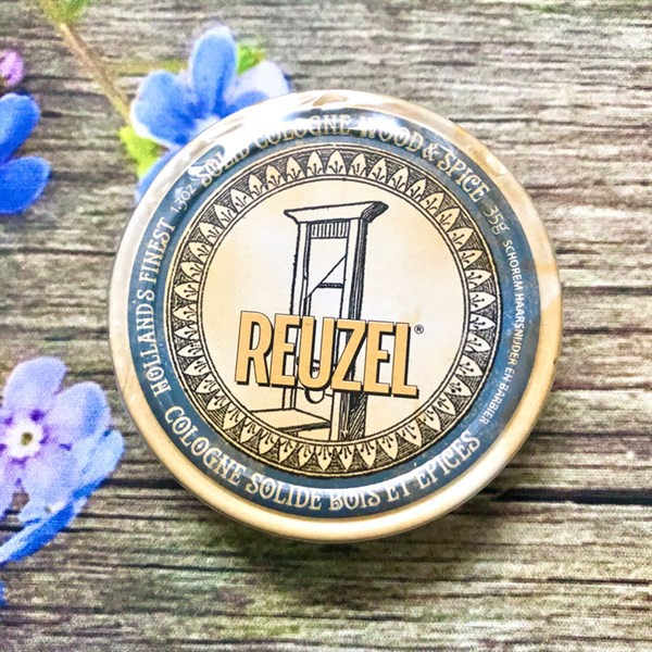 Sáp thơm cơ thể nam Reuzel Solid Cologne Wood Spice 35g Nước hoa