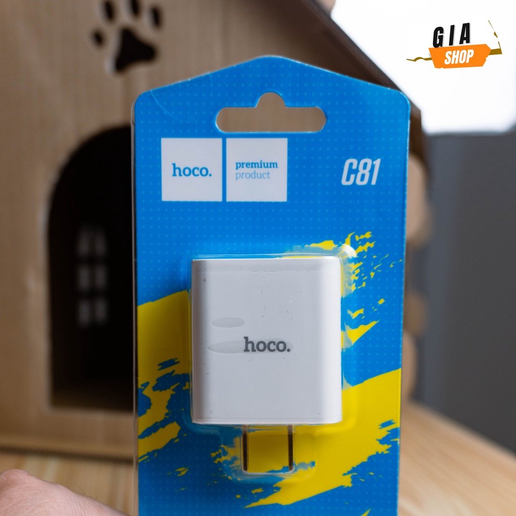 Củ Sạc Hoco C81 Full Box, 5V/2.1A