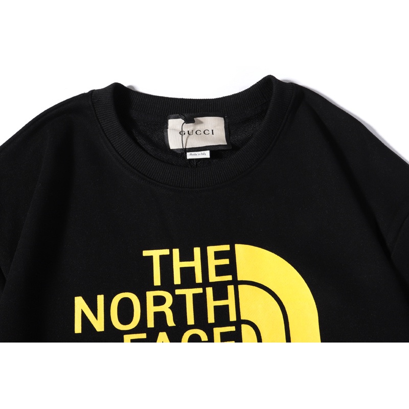 Áo Sweater Gucci The North Face Cổ Tròn Tay Dài Chất Liệu Cotton Dễ Phối Đồ Cho Nam Và Nữ # K02