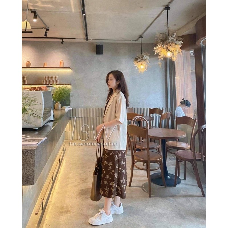 [Mã FAXANH245 giảm 10K đơn 50K] SET VÁY BLAZER + VÁY HOA | BigBuy360 - bigbuy360.vn