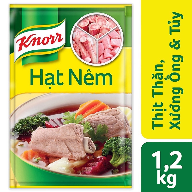 HẠT NÊM KNOR 900g (tinh hoa gia đình, thơm ngon ngọt từ xương)