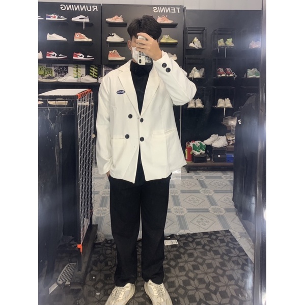 Áo khoác Blazer nam nữ form rộng , phong cách unisex  hàng cao cấp