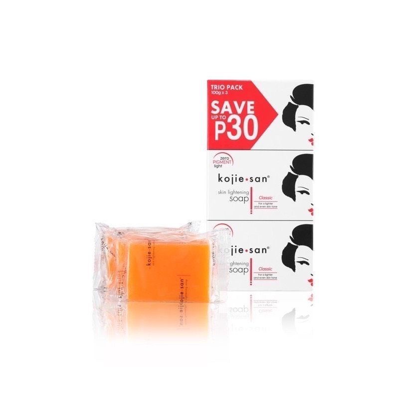 SET 3 soap tắm trắng KojieSan 300g