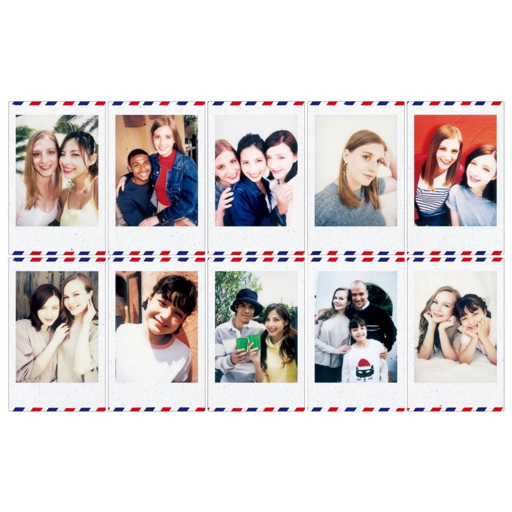 FILM INSTAX MINI Viền Airmail FUJIFILM dùng cho máy ảnh chụp lấy liền
