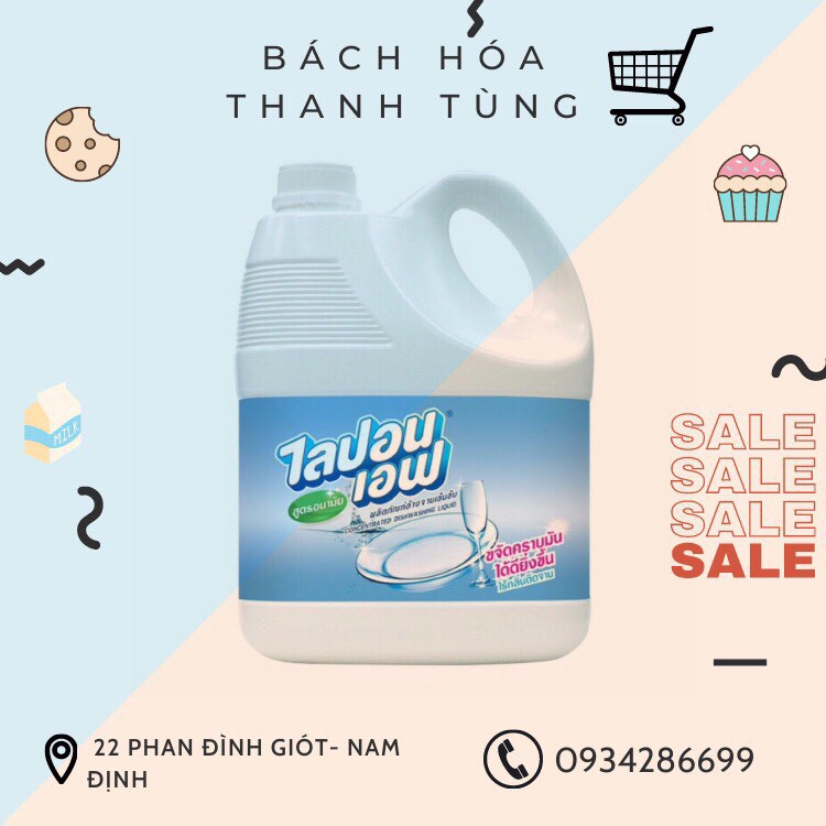 NƯỚC RỬA BÁT THÁI 3600ml/can