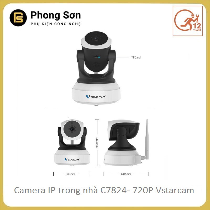 Camera wifi ip C7824 Vstarcam HD720 | BigBuy360 - bigbuy360.vn