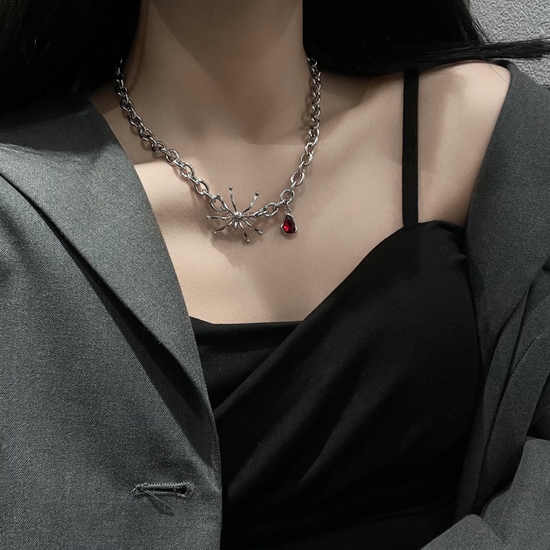 Vòng cổ Mặt Hình Con Nhện Phong Cách Âu Mỹ Thời Trang Cho Nữ