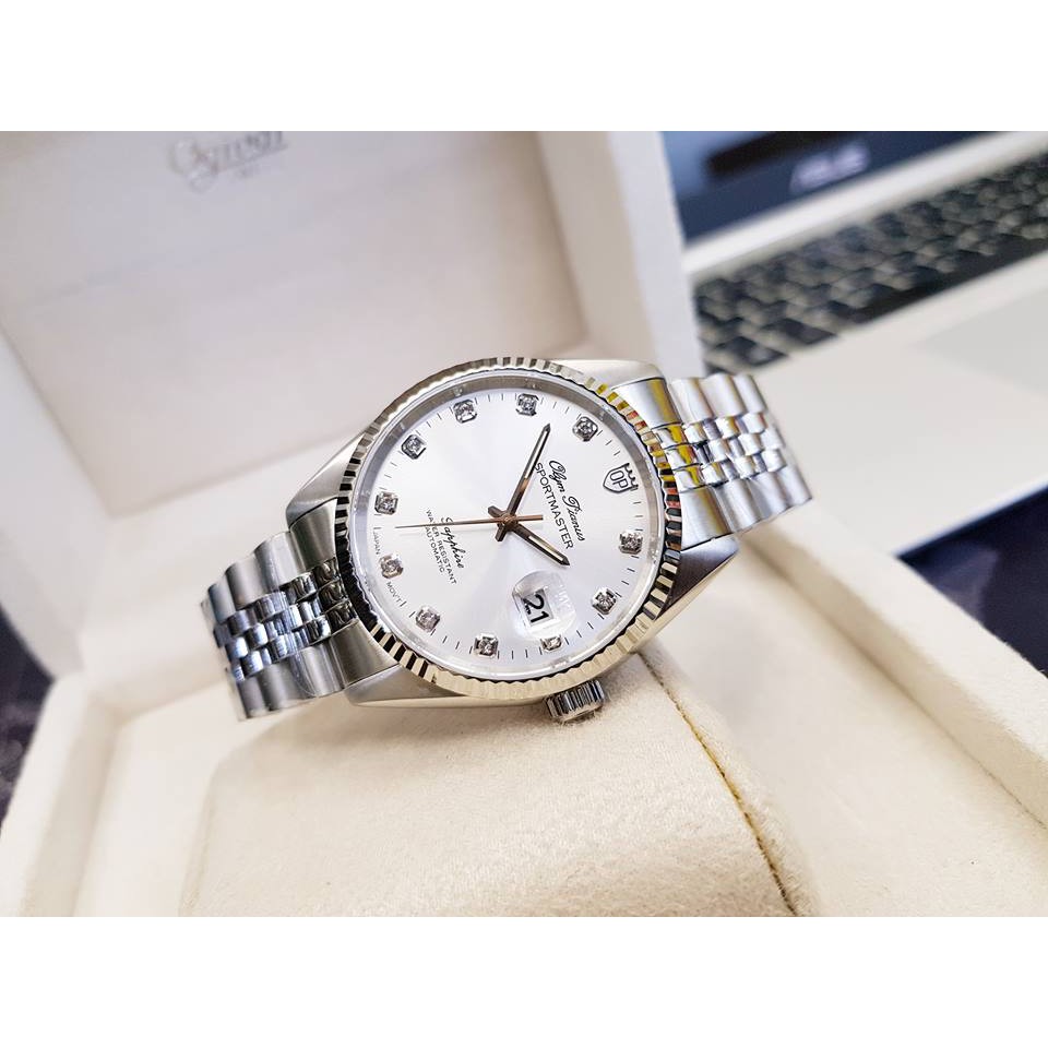 Đồng Hồ Cơ Nam Olym Pianus OP89322AMS TRẮNG Chính Hãng