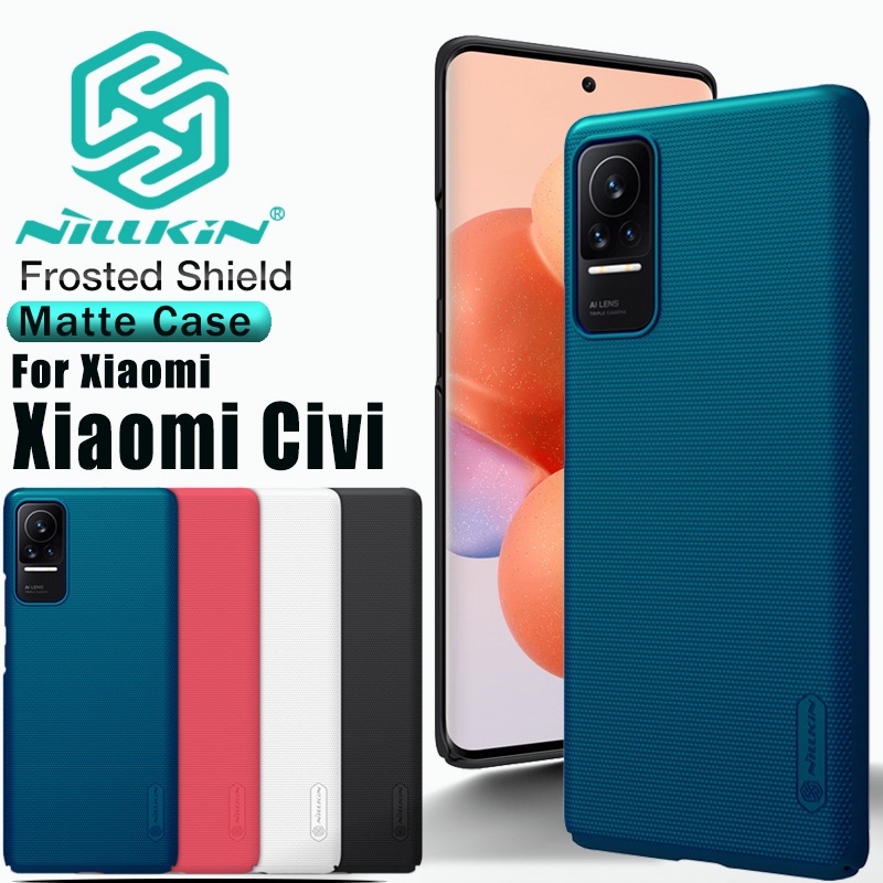 Ốp điện thoại Nillkin nhựa PC cứng siêu mỏng mặt nhám cho Xiaomi Civi
