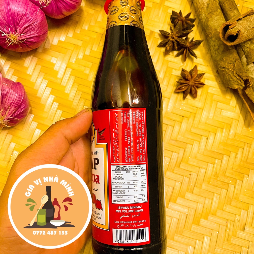 HẮC XÌ DẦU KICAP  - CHAI 330ML