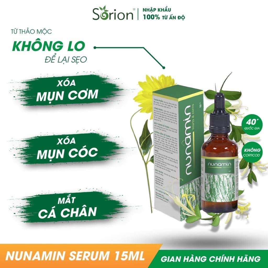 Mụn cóc , mắt cá , chai sần Nunamin