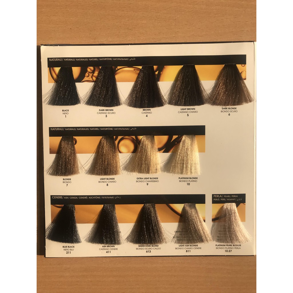 Thuốc nhuộm tóc Olea Color không Amoniac - Màu Vàng Ánh Đồng 746 135ml