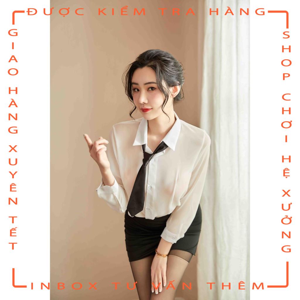 Set đồ ngủ Cosplay Cô thư ký đáng yêu L108 / không kèm vớ  - hot tiktok | BigBuy360 - bigbuy360.vn