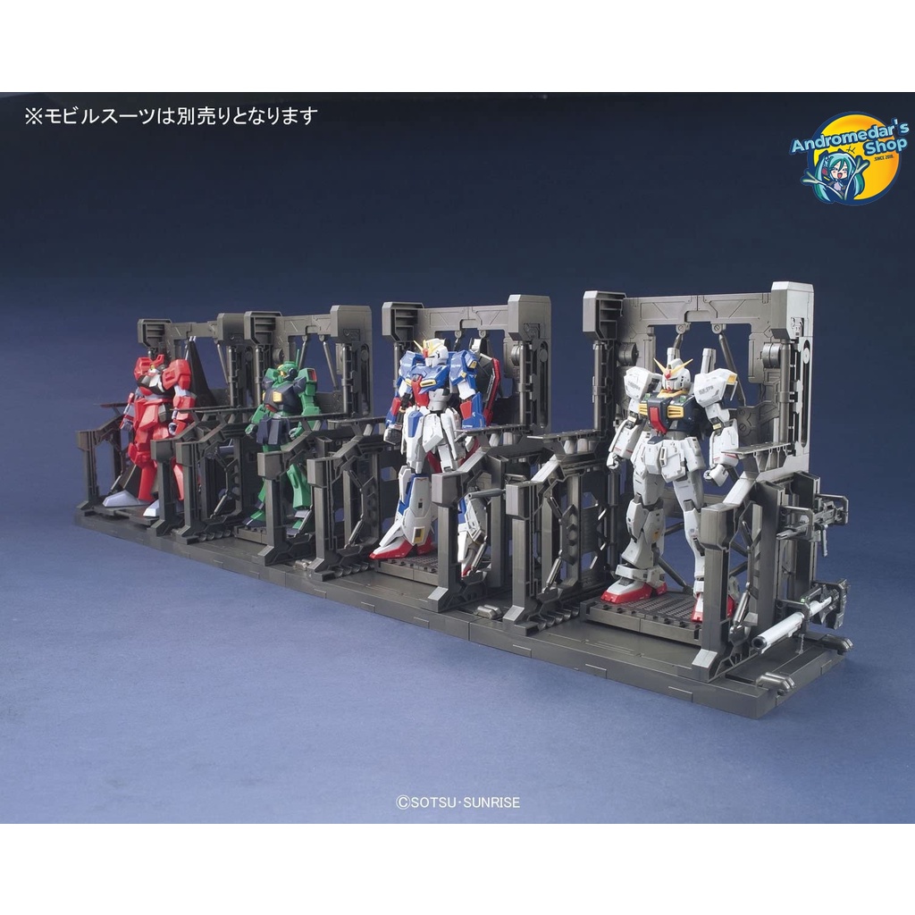 Mô hình lắp ráp Builders Parts Gundam System Base 001 Gunmetal 1/144 Scale Kit