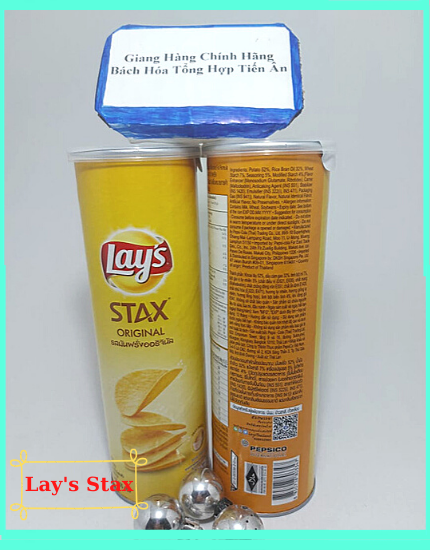 Snack khoai tây vị tự nhiên Lay's Stax lon 105g