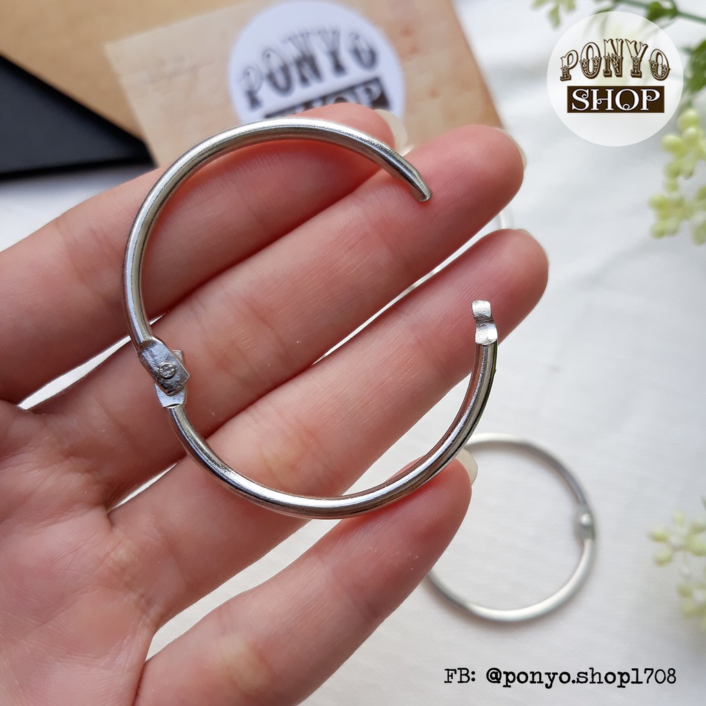 Gáy còng kim loại đóng Scrapbook, loại 5cm