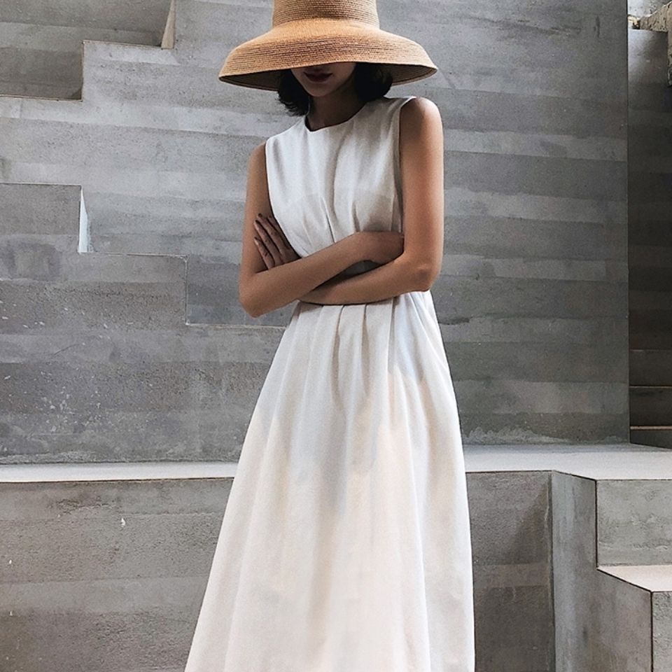 Đầm Dài Không Tay Thời Trang Dành Cho Nữ