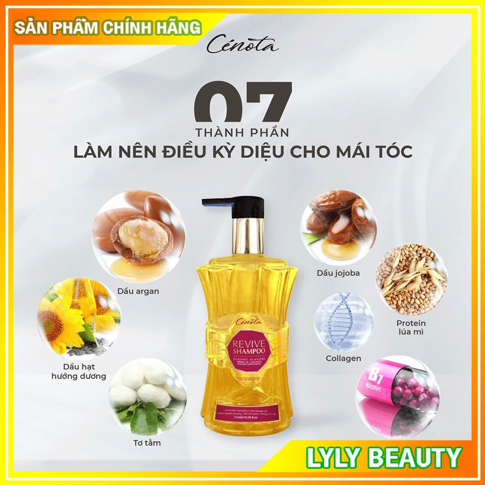 Dầu gội đầu Revive phục hồi tóc 315ml, dầu gội đầu dưỡng tóc chắc khỏe