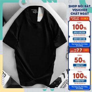 [CAO CẤP] Áo thun trơn BASIC COTTON mặc rất mát - màu đen