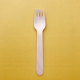 [FREE SHIP 50K] ECO WOODEN – Bộ 500 Dĩa (Nĩa) gỗ 160mm dùng một lần | Thân Thiện Môi Trường