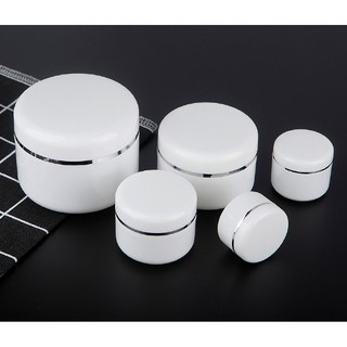 Hũ đựng kem body có nắp lót 50g 100g 150g 200g 250g - Hủ lọ nhựa chiết mỹ phẩm VIỀN BẠC