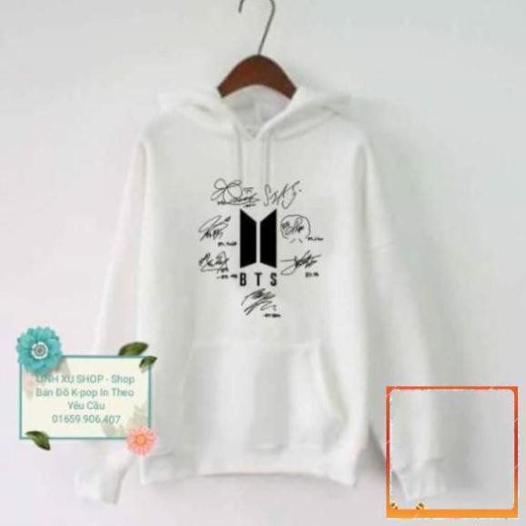 [SALE SẬP SÀN] HOT- Áo hoodie BTS chữ kí 7 thành viên - áo HOT